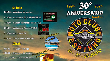 30º aniversário Moto Clube Espinho